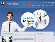 Tablet Screenshot of iplusglobal.com